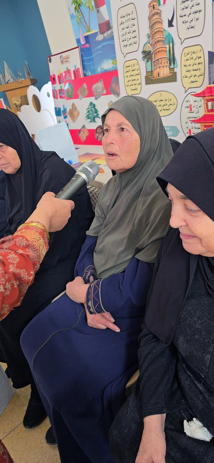 ملتقى الأجيال في مدرسة أجيال الابتدائية في جلجولية